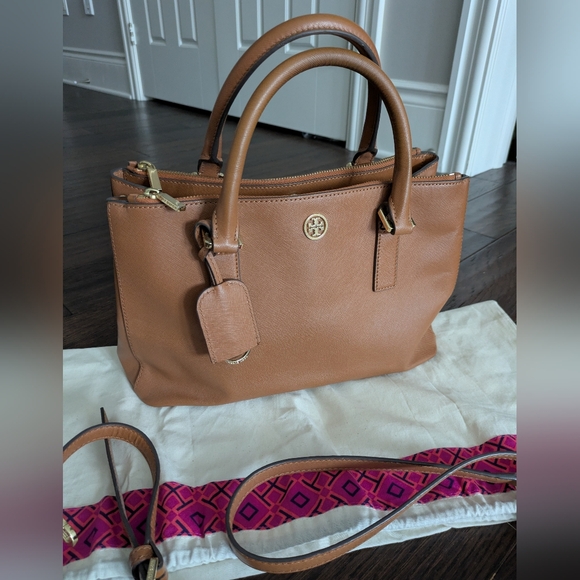 Tory Burch Handbags - Tory Burch Brown Satchel Tote Bag